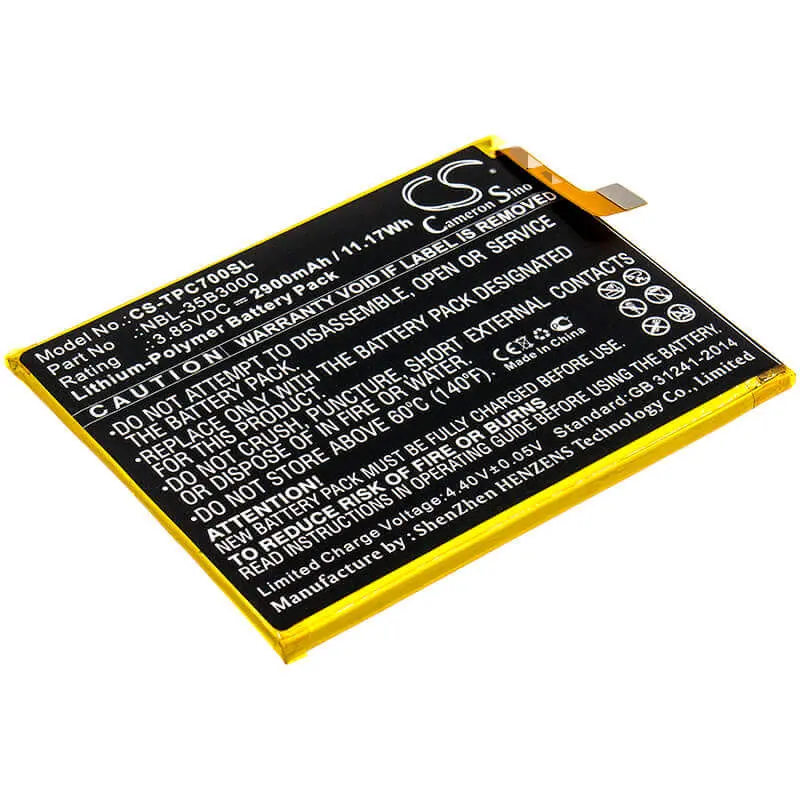 Tp-Link Neffos Smartphone Battery – 3.85V Li-Polymer 2900Mah (11.17Wh) For Nbl-35B3000, C7 Dual Sim Lte 1