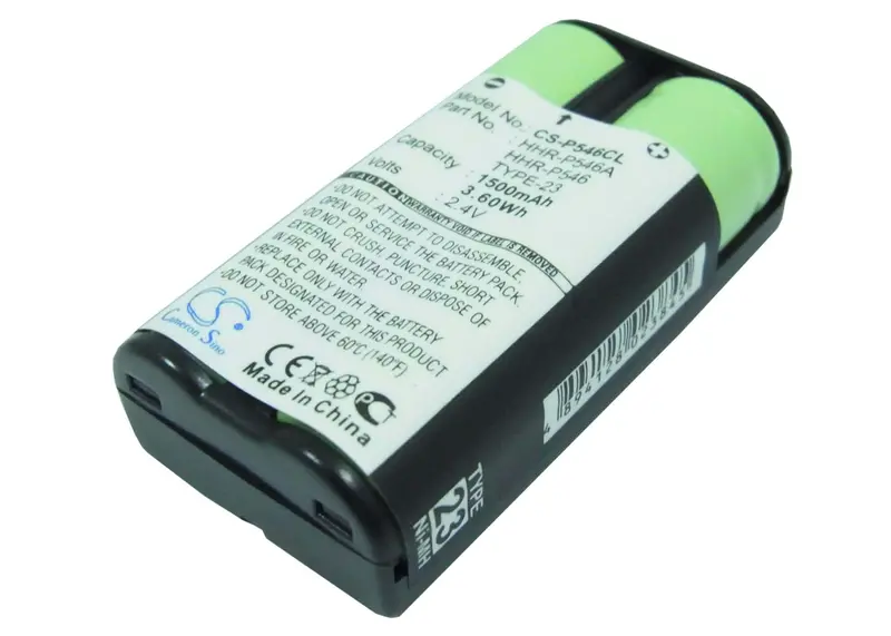 Universal Cordless Phone Battery – 2.4V 1500Mah Ni-Mh (Vtech, At&T, Motorola, Panasonic, Sanyo) 1