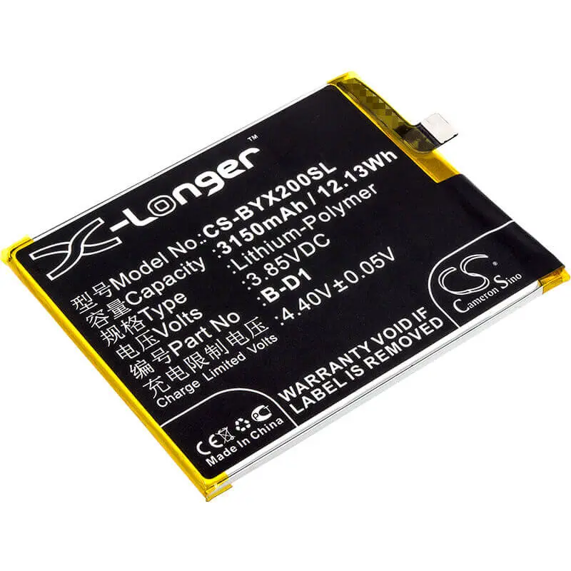 Vivo X20A Dual Sim Li-Polymer Battery – 3.85V, 3150Mah, 12.13Wh (Compatible With Bbk/Vivo B-D1 Models) 1