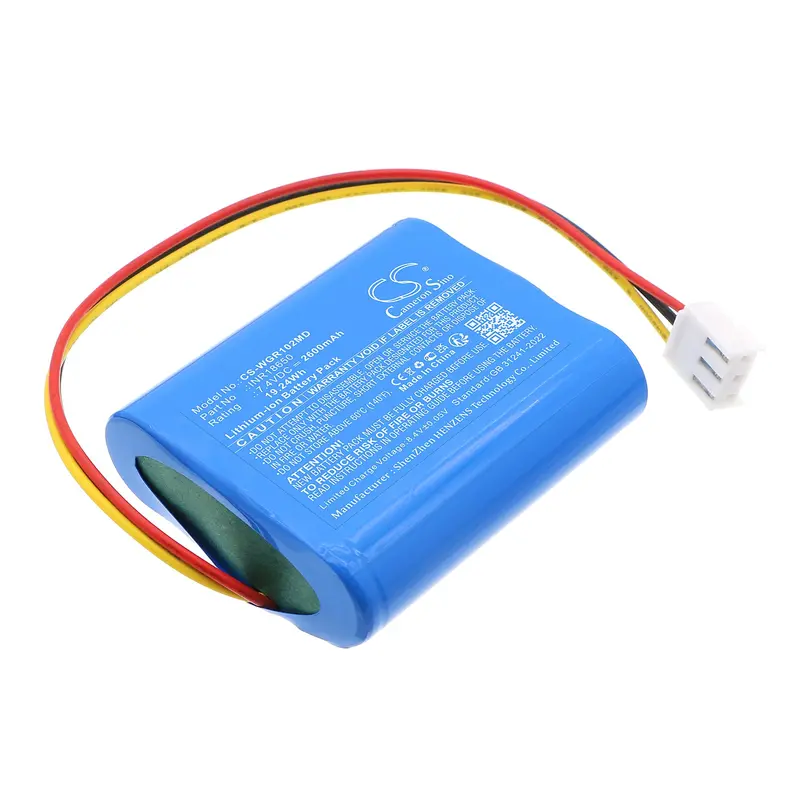 Wego Wgi-1020 Medical Device Battery – 7.4V Li-Ion, 2600Mah (19.24Wh) 1