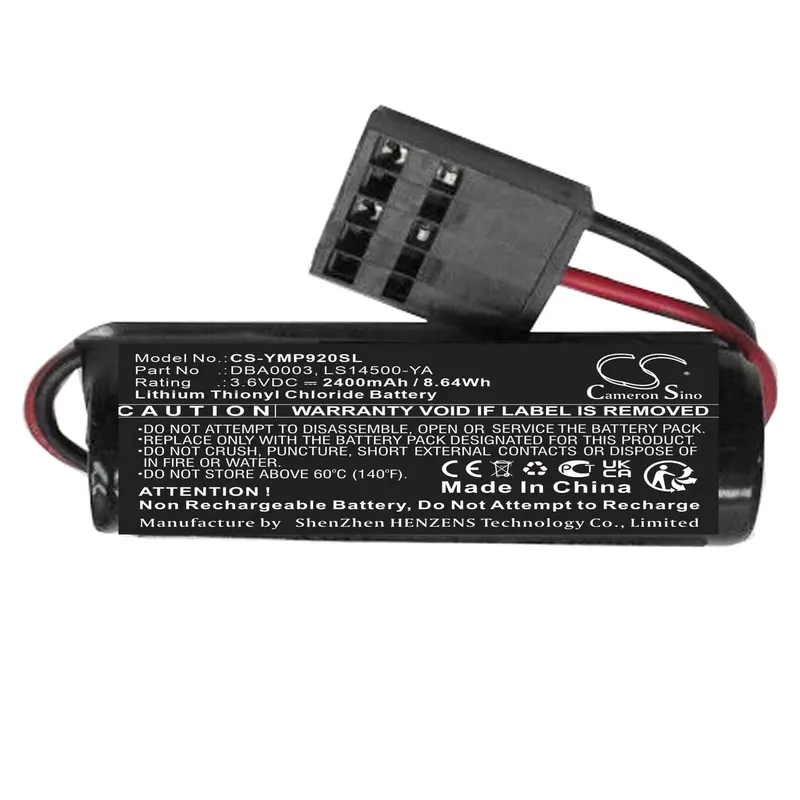Yaskawa Dba0003-Mi20 Plc Battery – 3.6V 2400Mah Li-Socl₂ (8.64Wh) 1