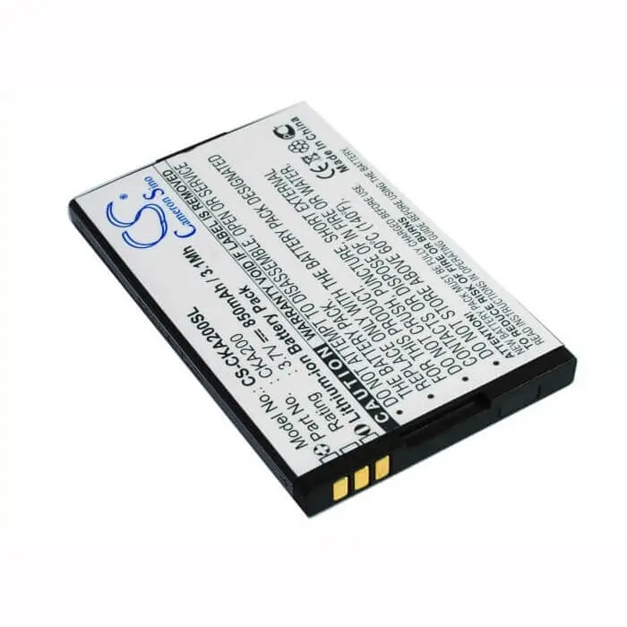 Zte A310 / Msgm8 Ii Replacement Battery – 3.7V, 850Mah, 3.15Wh 1